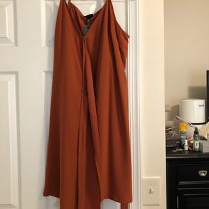 Knee length sleeveless dress